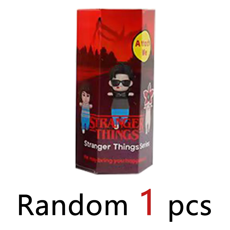 جديد 12 قطعة/ste غريب الأشياء أنيمي الكرتون الشكل الإبداعية شخصية تمثال زخرفة مفاجأة الطرفية سطح المكتب عيد ميلاد #5