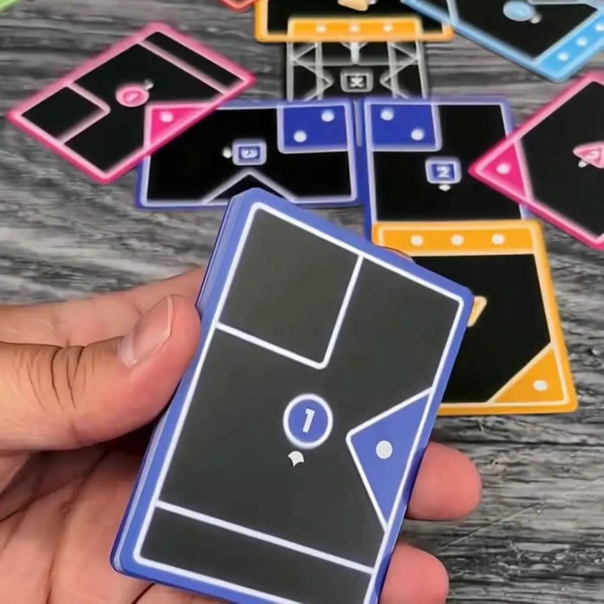 لعبة بطاقات TACTA109، استراتيجية سريعة السرعة، مطابقة الأشكال، الحفلات، العائلة، التجمع الترفيهي، لعبة اللوحة