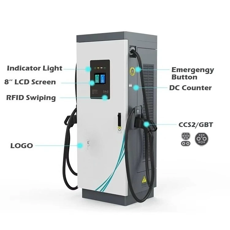 Global EV Charging Station 120kW with Intelligent Load Management and 380V/480V Input for All Vehicle Types
