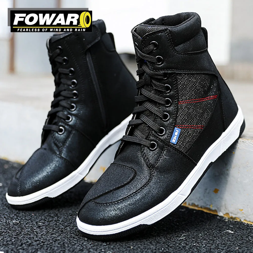 

New Be Durable Cycling Motorcycle Boots Deodorization Racing Shoes Breathable Motorboats For 4 Season Motorcycle Riding Boots