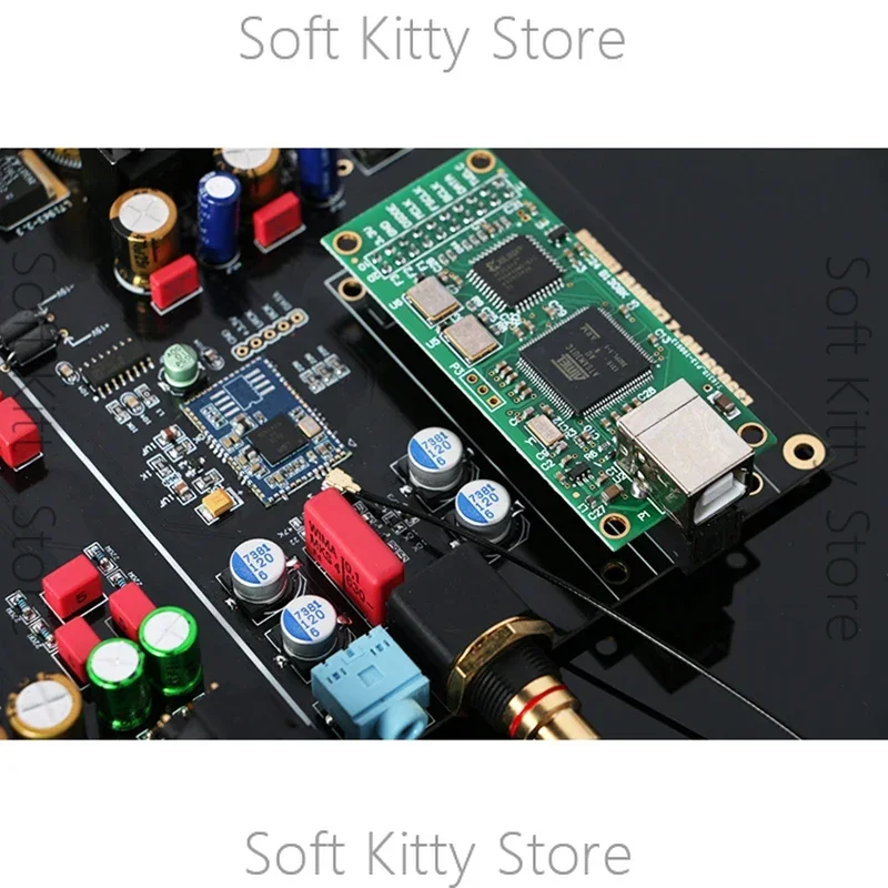 Dual ES9028 ES9038 ES9038PRO DAC Board HI FI Audio Amplifier DSD PCM Full balanced Decoder USB Remote Control LDAC Bluetooth 5.1