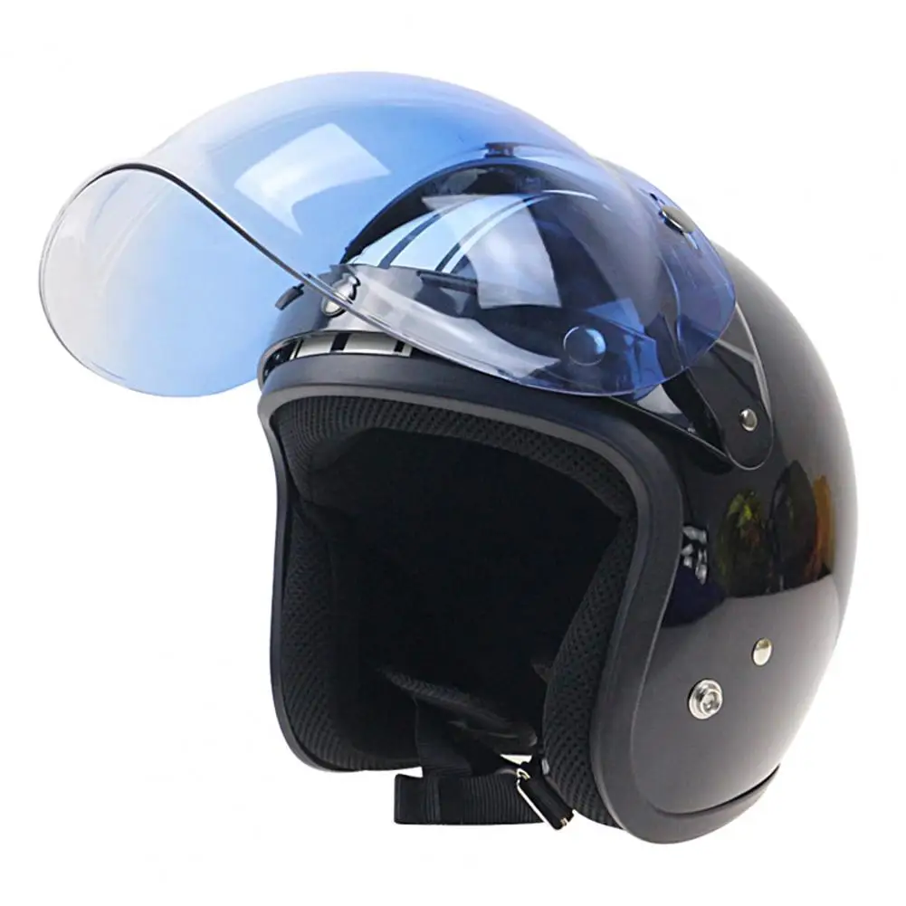 Clear Vision Direct Replacement Bubble Shaped Motorbike Helmet Face Cover for Racing