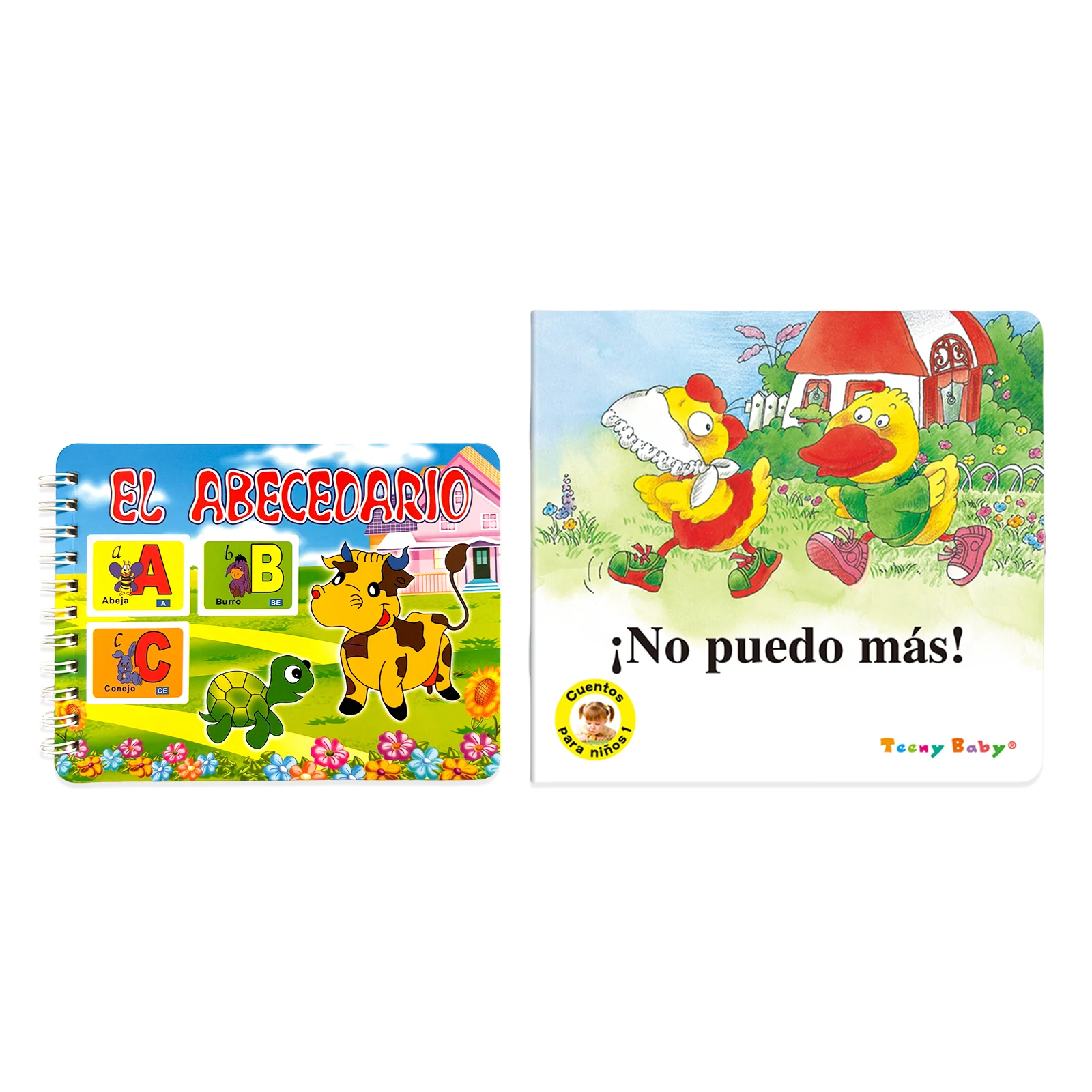 Juego de alfabetización infantil española, libro del alfabeto para niños de 2 a 5 años y libro de cuentos sencillo, aprendizaje a juego, inicio de cabeza preescolar