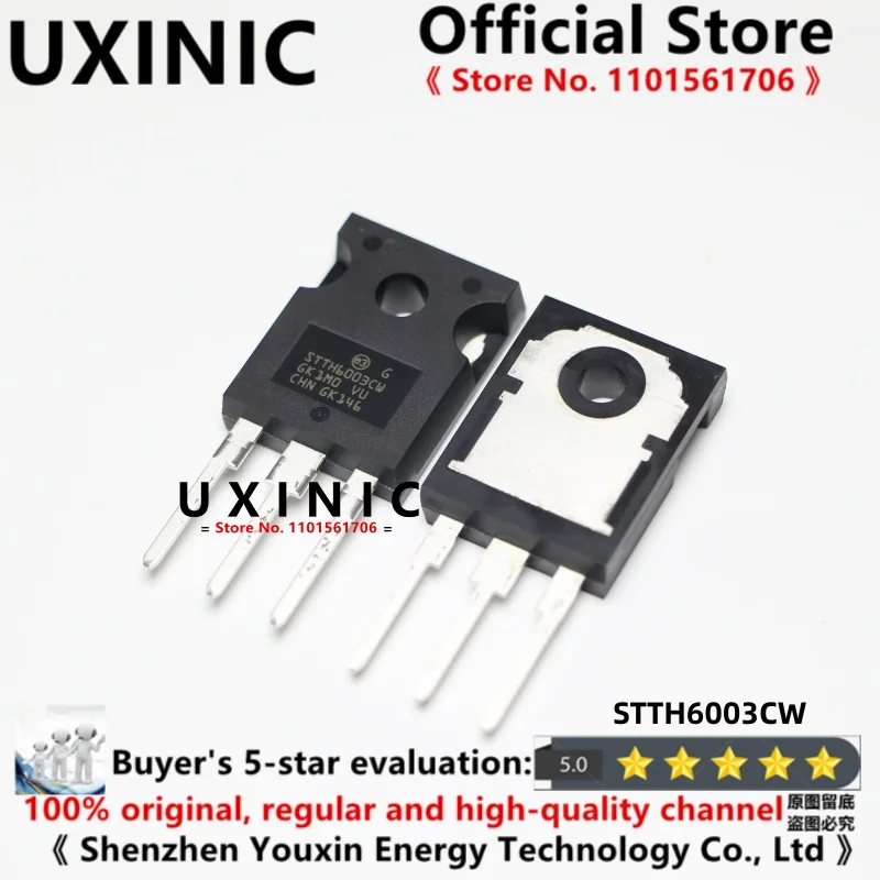 UXINIC 100% New Imported OriginaI STTH3003CW STTH3003 TO-247 Fast Recovery Diode 30A 300V