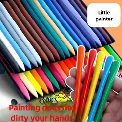 36 Colors Wax Crayon Do not Dirty Hands Washable Crayons Drawing Painting Crayon Sticks Colored Wax Crayons Art Supply