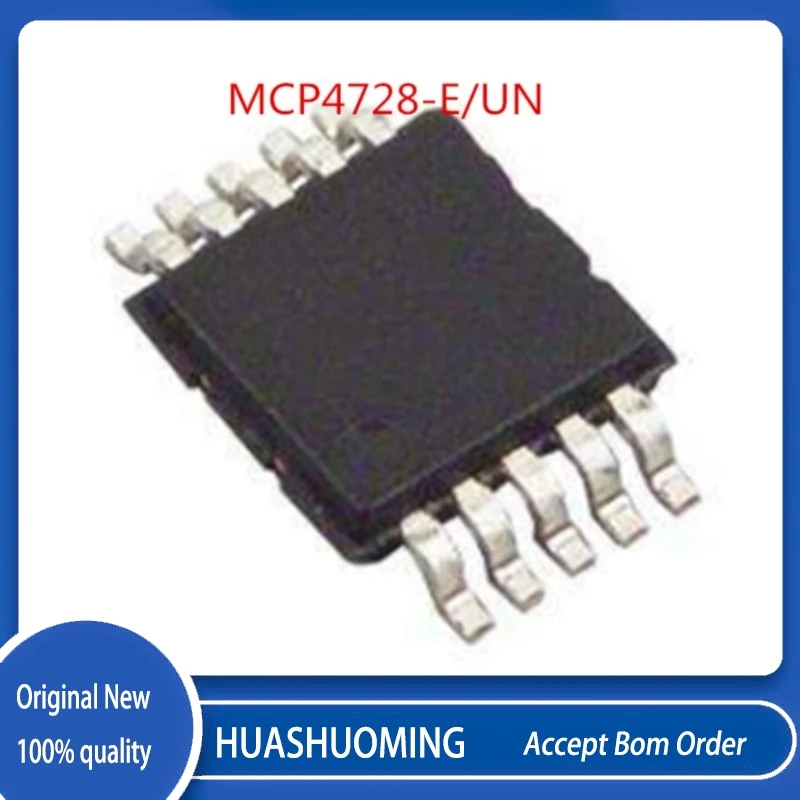 1PCS/LOT  MCP4728-E/UN  MCP4728 4728   MSOP-10