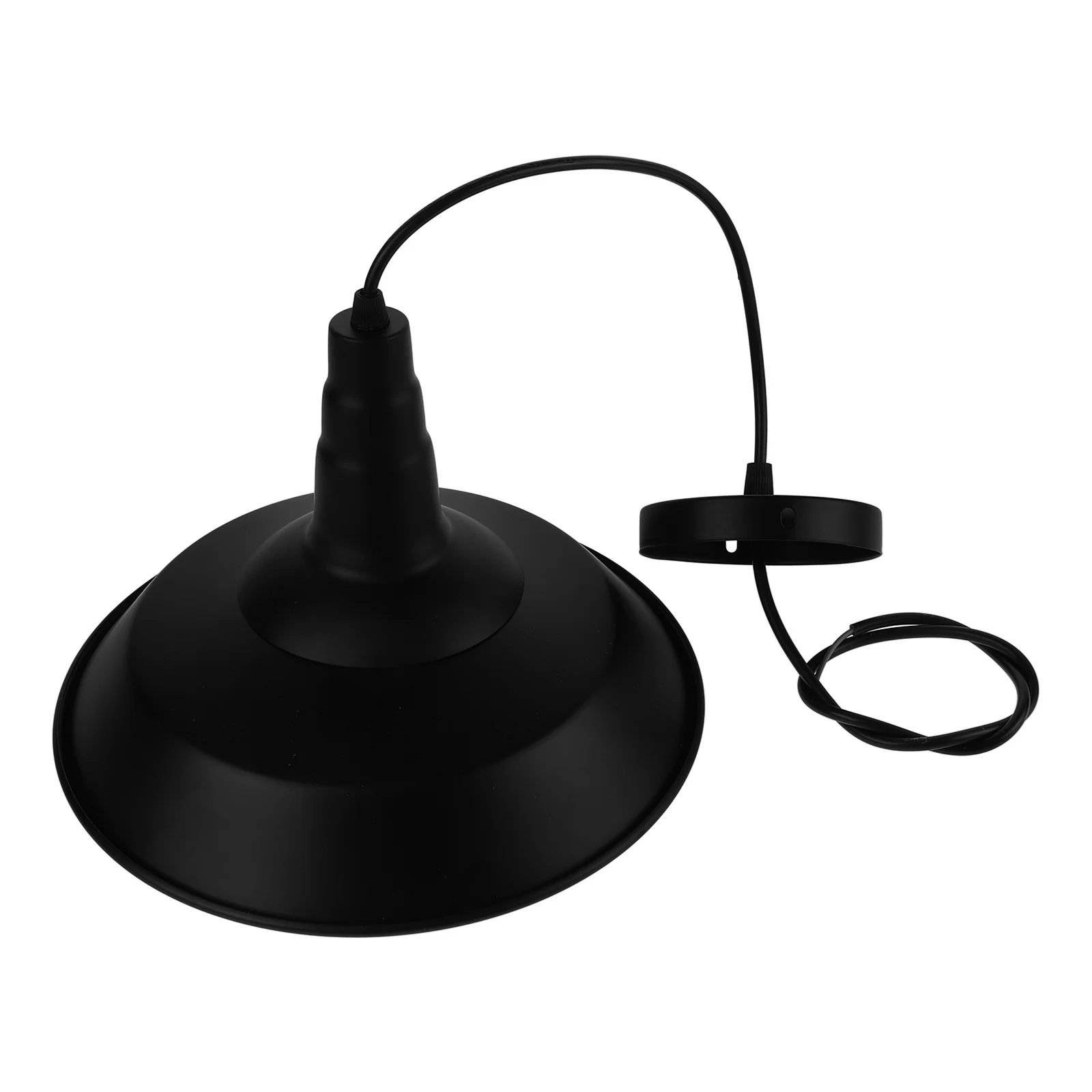 

Iron Pendant Lamp Shade Vintage Industrial Style Metal Lampshade Replacement Ceiling Light Cover for Home Bar Decor