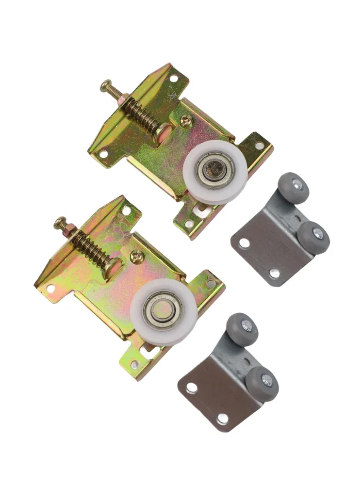 

Rolling Door Hardware Cabinet Track Wheels DIY Projects Anti-Derailment Wardrobe Pulley Furniture Wheels Anti-Derailment Feature