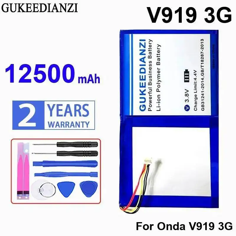 

Аккумулятор для ноутбука 12500 мАч для Onda V919 3G, надежный источник питания, долговечный