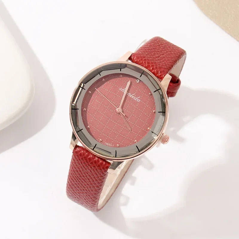 

Elegant Women's Watches Simple Quartz Wristwatches Leather Clock Girls Watches Students Watch Ladies Watch Gift Reloj Para Mujer