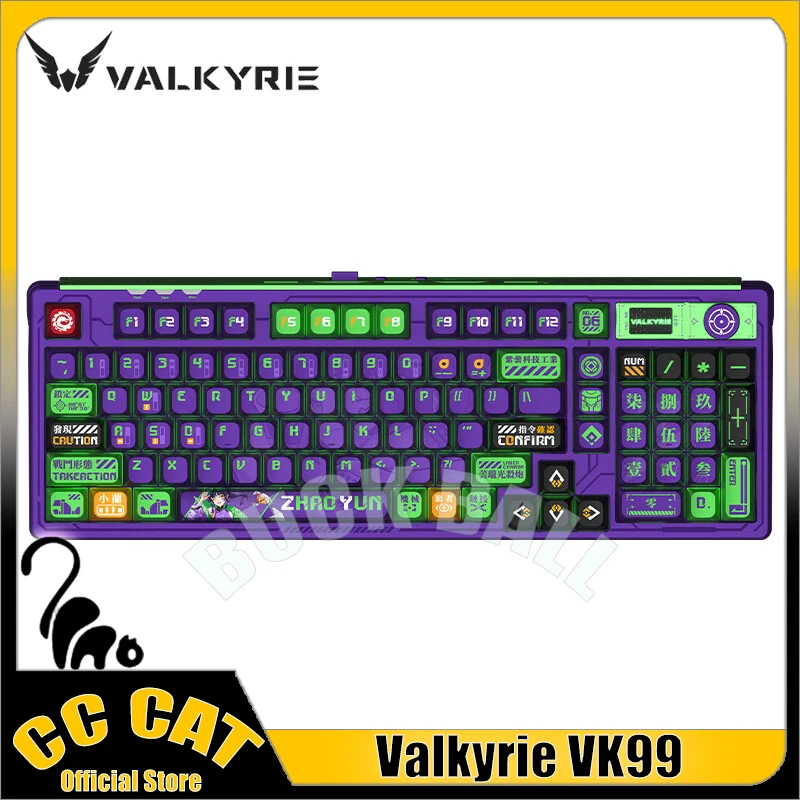 

VALKYRIE VK99 Mechanical Keyboards 3 Modes Gamer Keyboards Wireless Bluetooth Keyboards Custom Hot Swap RGB Gaming Keyboards