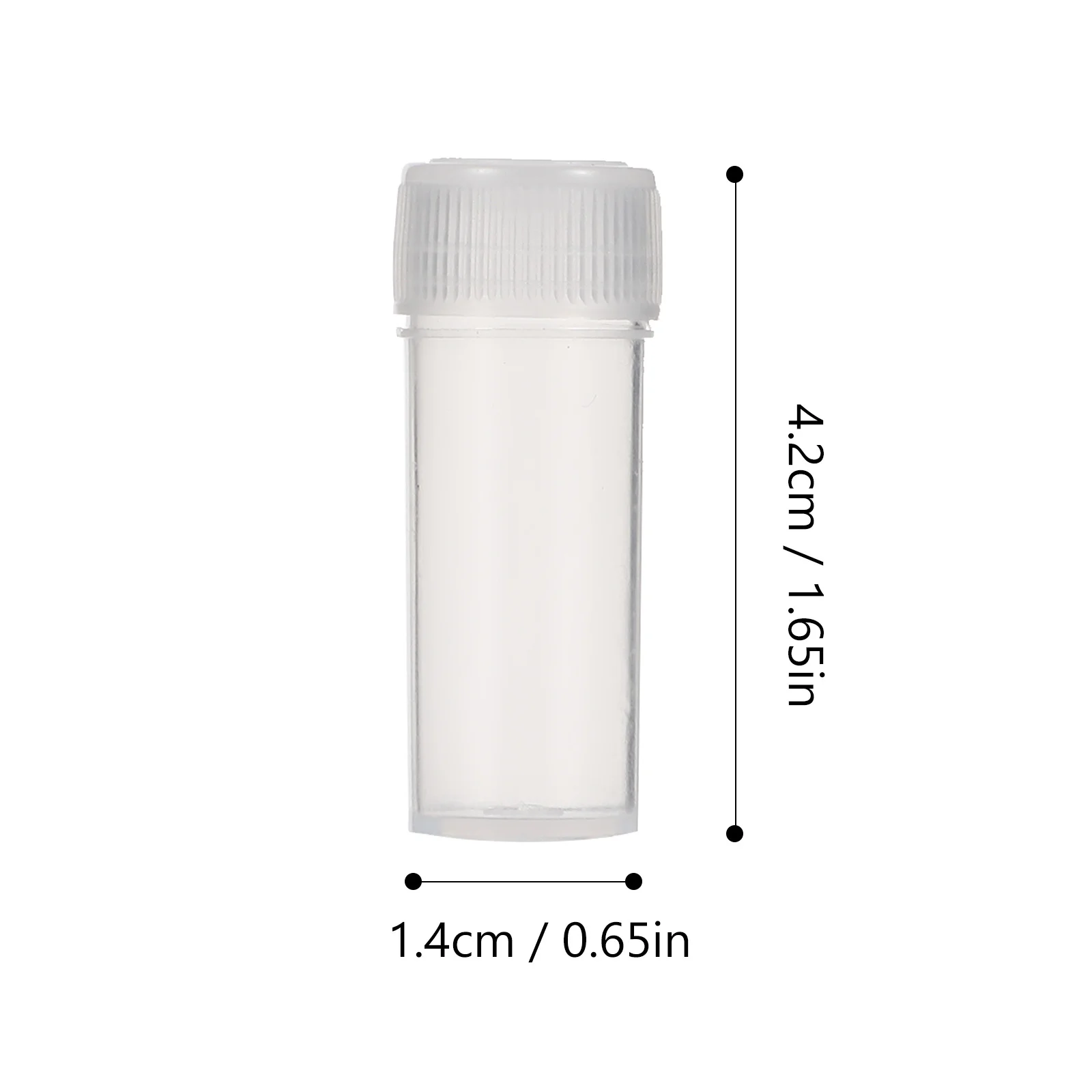 100 قطعة من الزجاجات البلاستيكية القابلة لإعادة الملء 5 مللي حاويات عينة واضحة لكريميات الكواشف العطور المدمجة والزيوت العطرية الصديقة للسفر #3