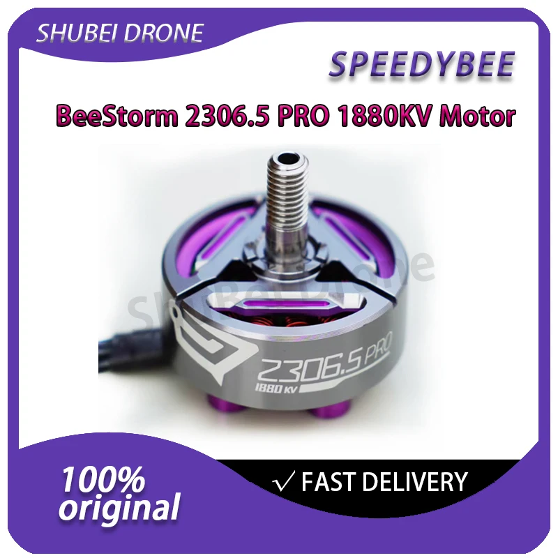 SpeedyBee BeeStorm 2306.5 PRO 1880KV Brushless Motor for FPV Racing Drone 4-6S Lipo 5 inch Freestyle Quadcopter High Performance