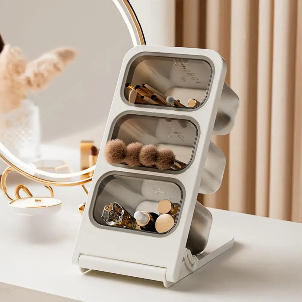 3 Tier Tea Bag Organizer with Angled Opening Desktop Storage Box Space-Saving Countertop Organizer for Kitchen Desk view 5