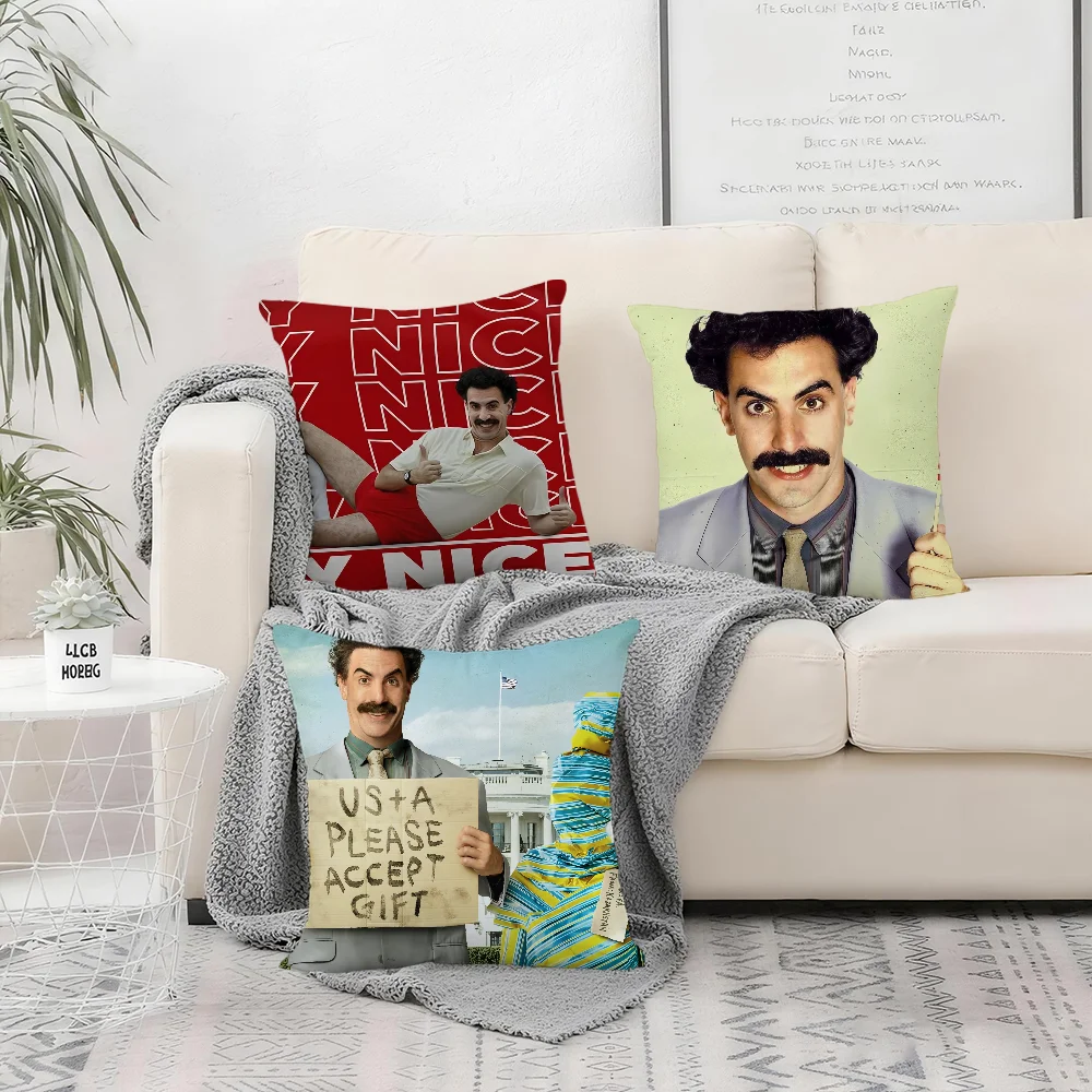 Borat Very Nice Meme movie cushion cover Nordic Simplicity Pillow Cover Decoration Room Home Sofa living Office Car