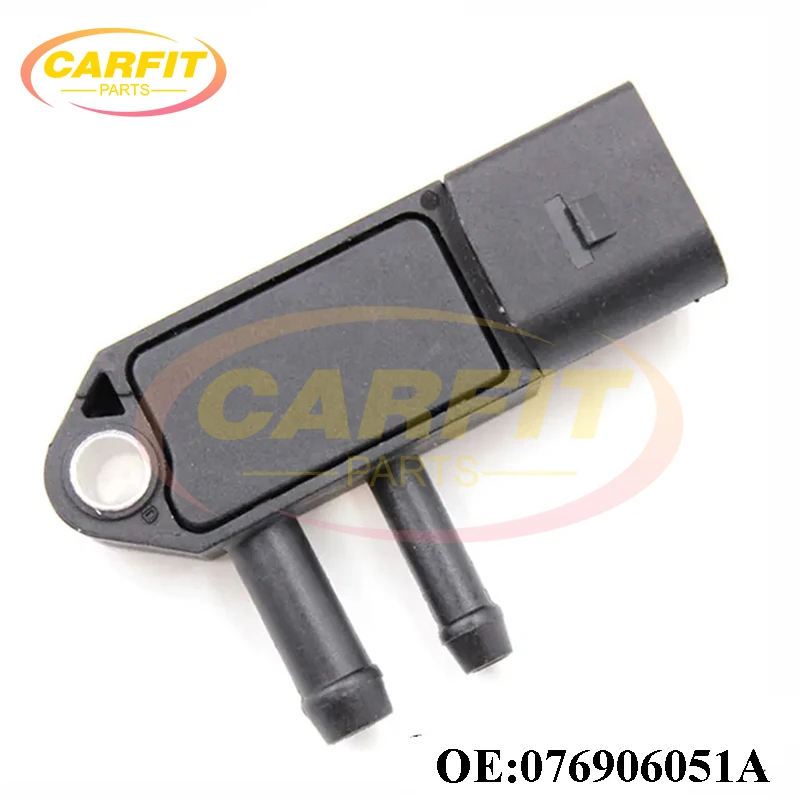 New OEM 076906051A 0281002710 03G906051A DPF Differential Pressure Sensor For AUDI A3 A4 A6 A8 Q7 VW Seat Skoda Auto Parts 