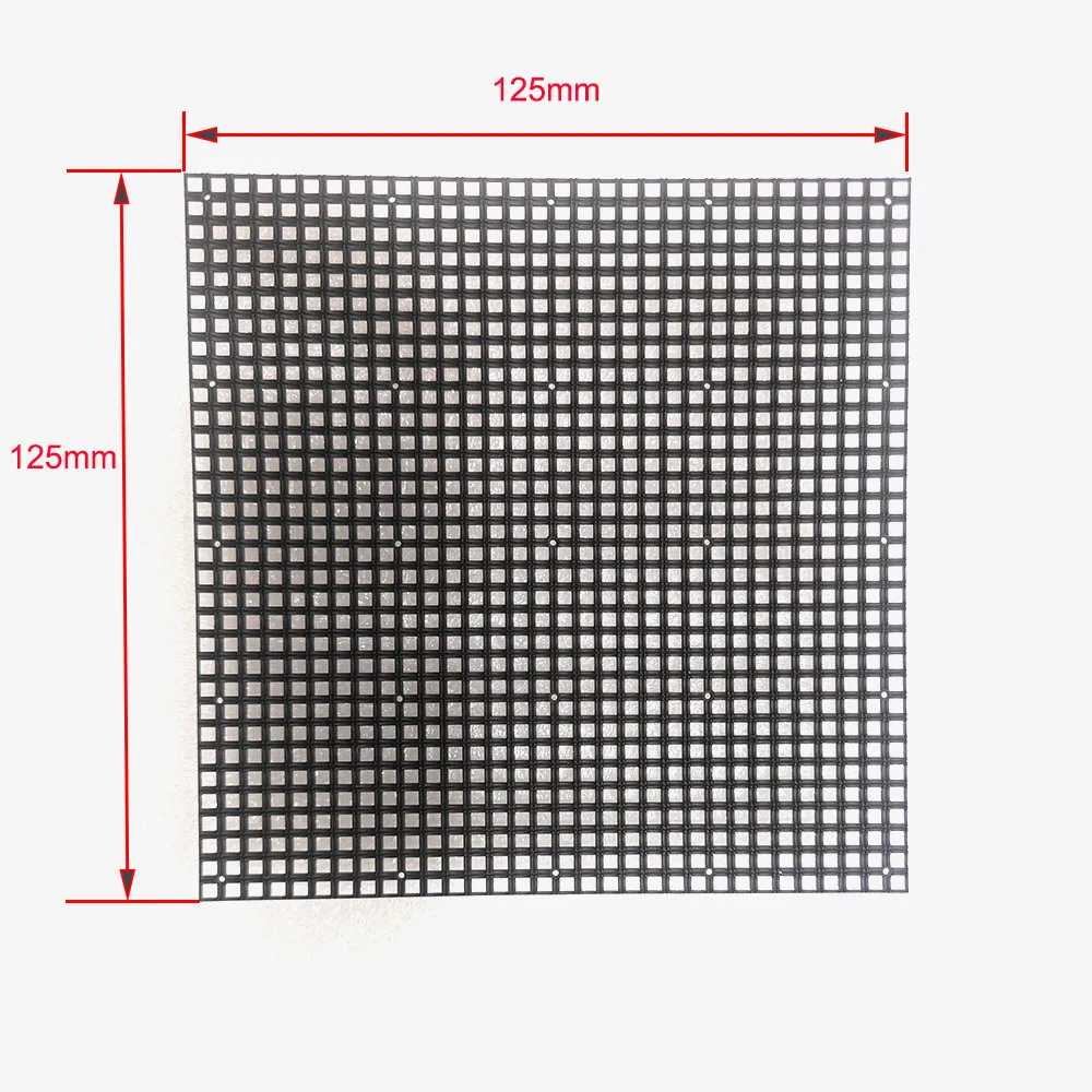 P3.91 LED module mask, 25holes, 10 pieces set, suitable for indoor and outdoor use, waterproof and sunscreen (12.5cm * 12.5cm) ﻿