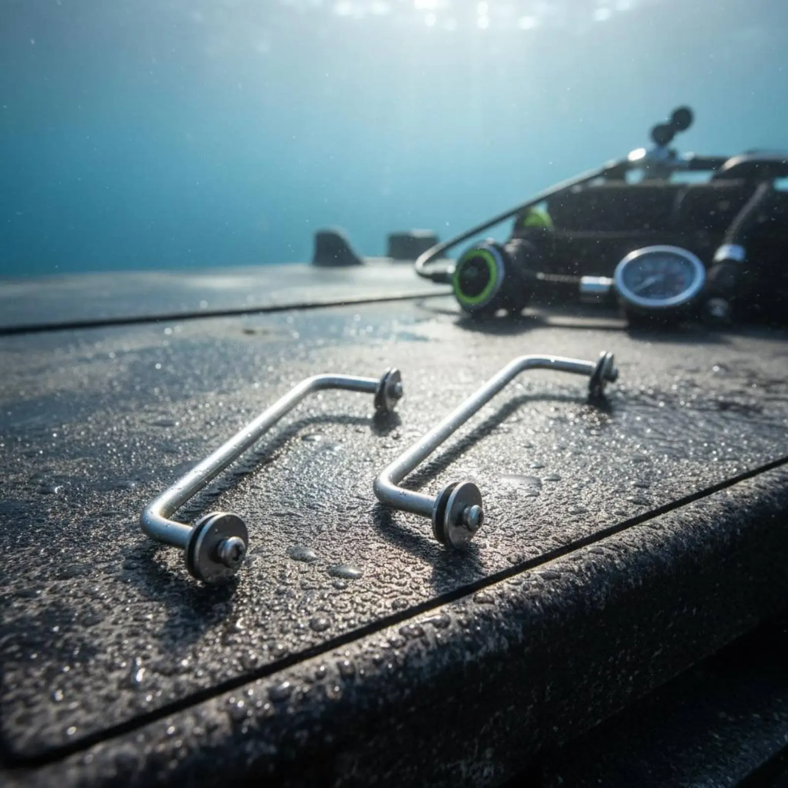 

Sidemount Buttplate Hook Heavy Duty Dive Rail Hook Water Sports Gear Secure Fastening Compact for Underwater Divers