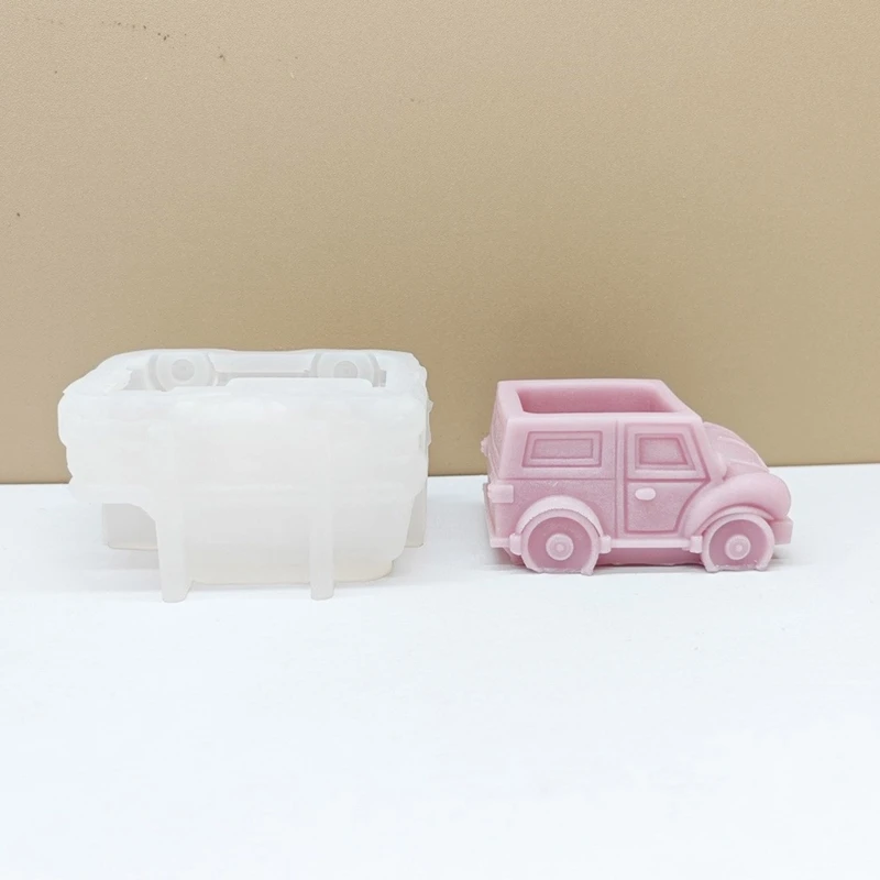 Silicone Mold Old Vintage Car Vase Flower Pots Succulent Pen Holder DIY Making Resin Concrete Vase Home Decor Dropship