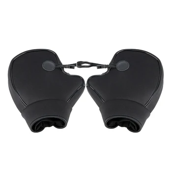 오토바이 머프 겨울 방수 이너 플리스 핸들 바 장갑, 핸드 워머, 스노우모빌 ATV용 건틀렛