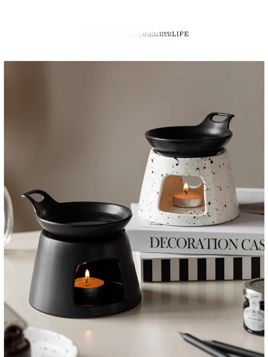 

Керамический диффузор для эфирных масел в скандинавском стиле, креативный декор для дома в стиле отеля, высокая эстетическая ценность, нагревается от свечи