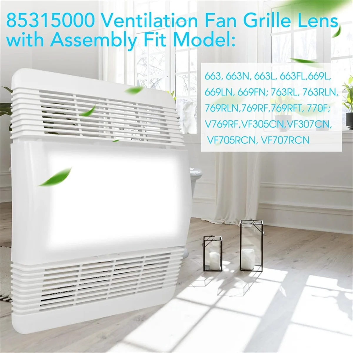 

AB06 85315000 Замена линзы решетки вентилятора для -Nutone763RLN,769RLN,663FL,663L,669L,669LN,669FN