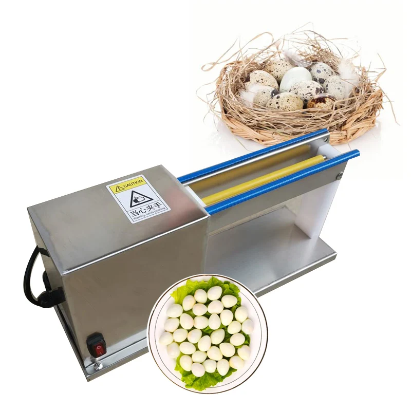 Small Quail Egg Peeler Huller Machine Boiled Bird Egg Shelling Machine Semi automatic Quail Egg Huller Sheller Machine