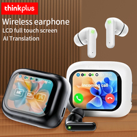 Thinkplus  AI Translator Earphones Multifunctional Touch Screen Wireless Bluetooth Headphones- 144 Languages,