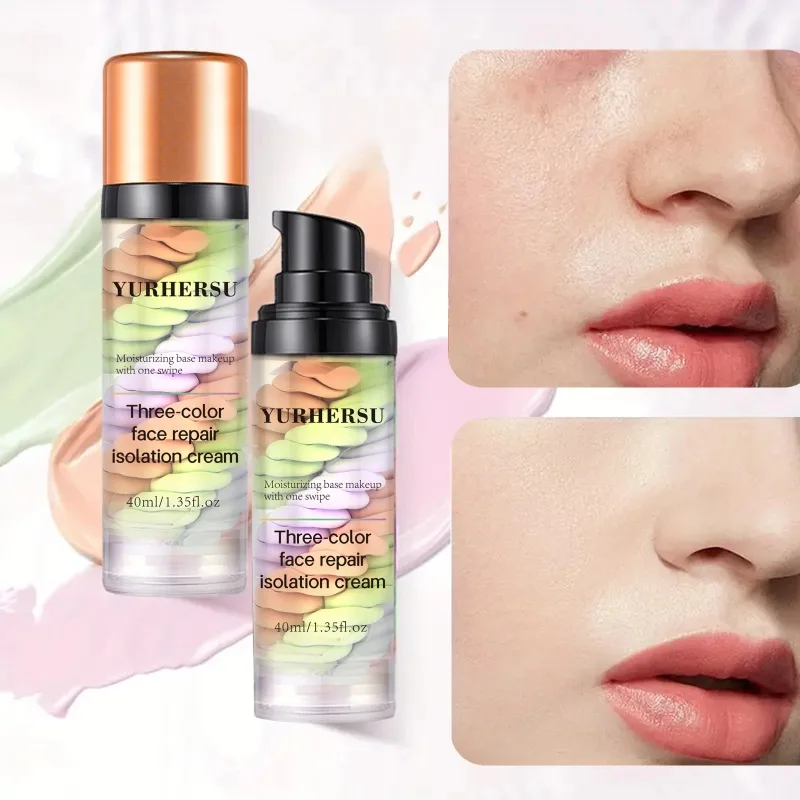 كريم كونسيلر بثلاثة ألوان معزول كريم تفتيح الوجه