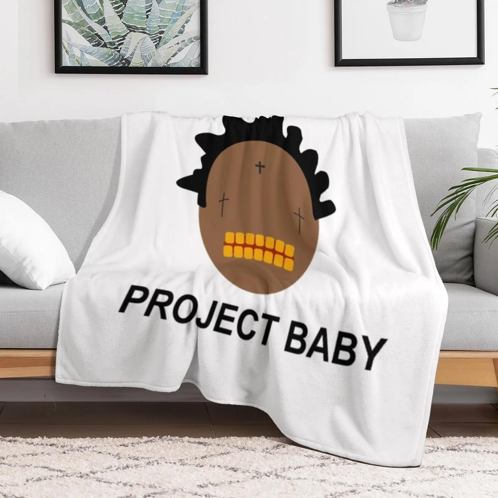 Kodak Black Project Baby Throw Blanket Soft Big valentine gift ideas Blankets For Baby Blankets