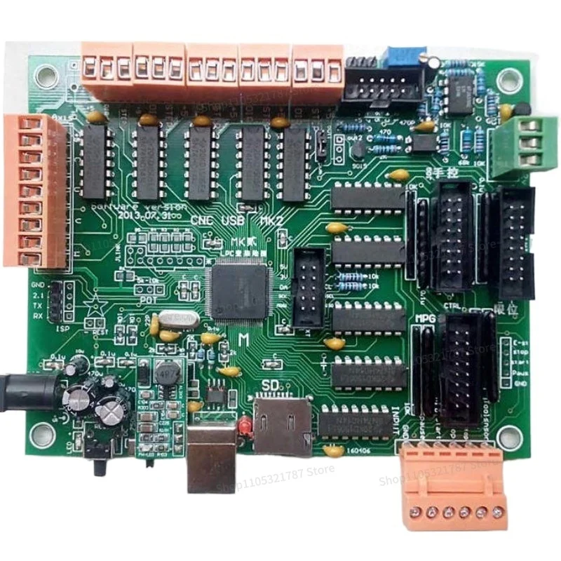 For Multi-axis Multi-function CNC USB Control Board Numerical Control Offline USBCNC MK2