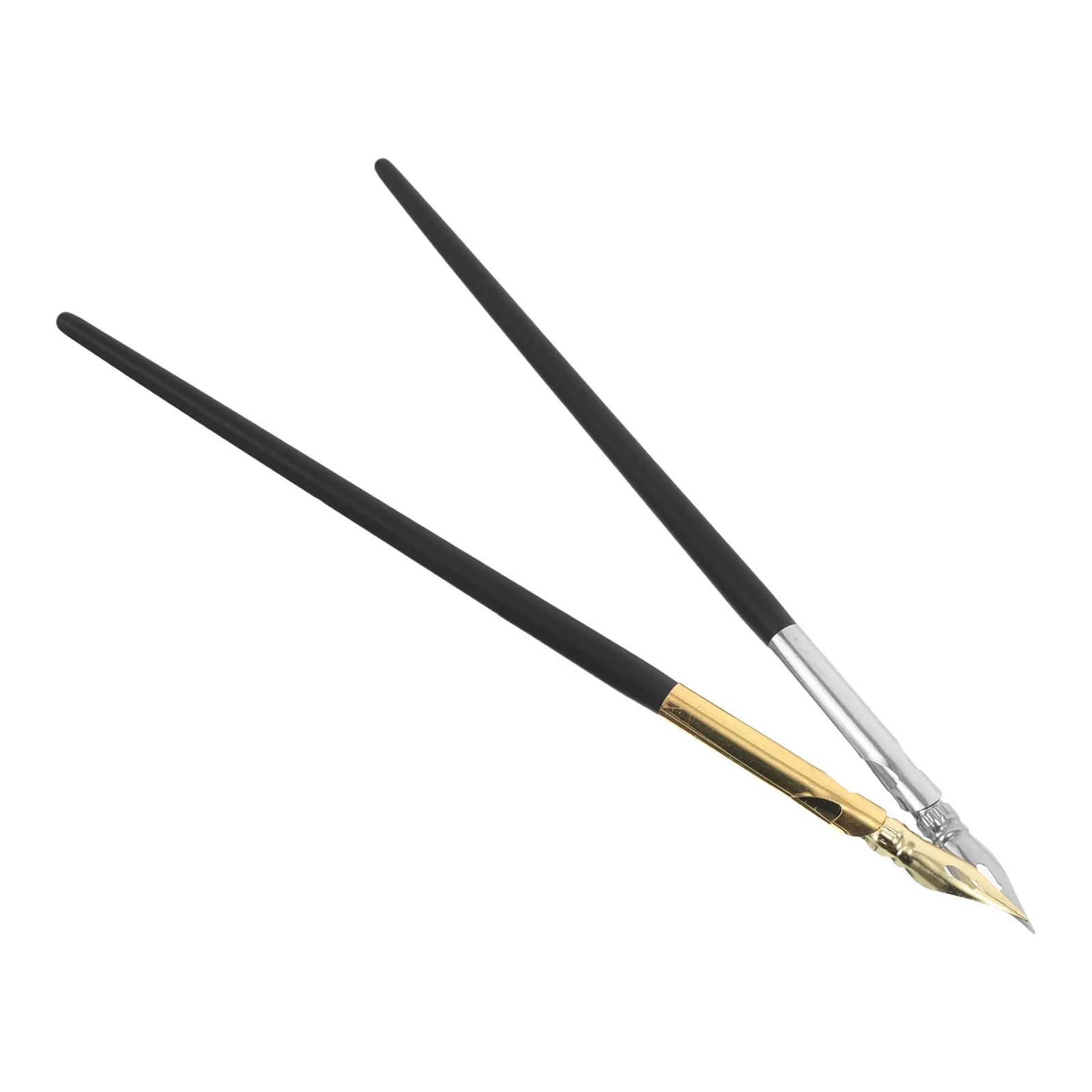 

2 Pcs Comic Calligraphy Pen Pens for Writing Dip Coloured Brush Lettering Caligraphy Beginners