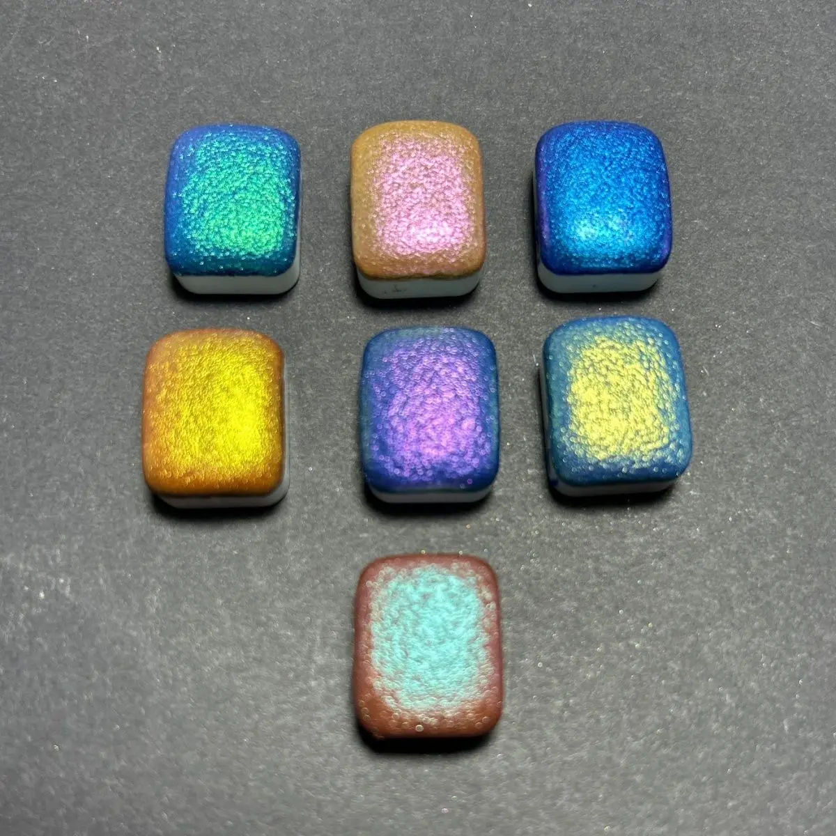 [Moonlight Treasure Box New Edition  Niche Pearlescent Watercolor Paint Set, Flashing Chameleon Paint