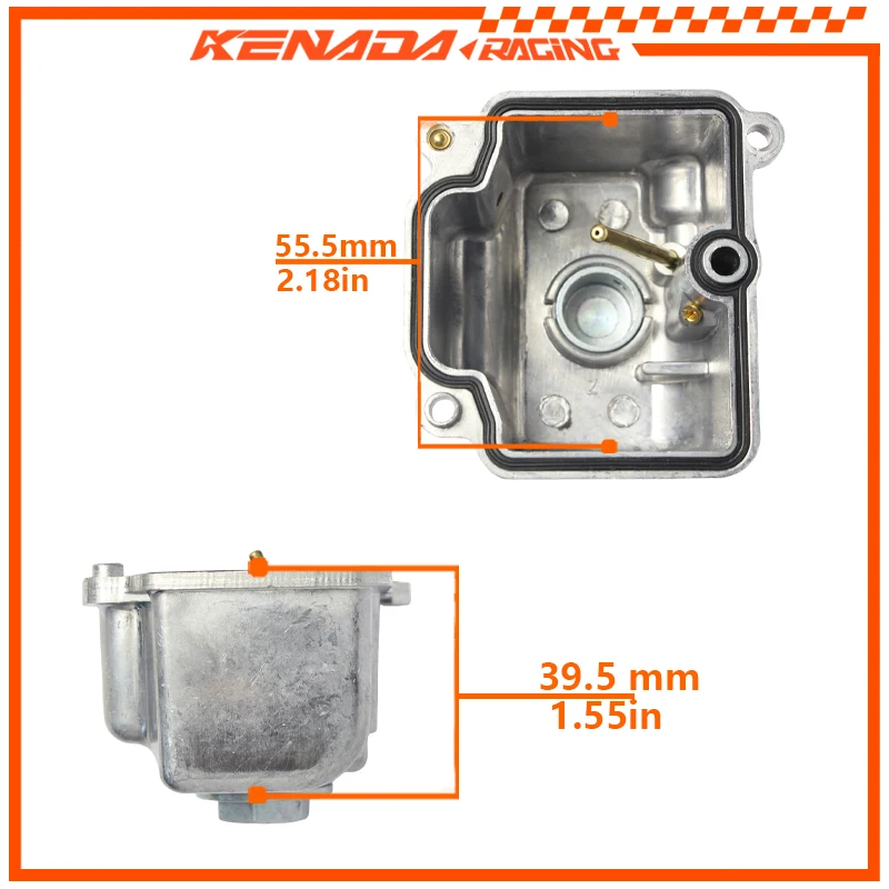 High Capacity Deep Carburetor Bottom Float Bowl For PWK KSR EVO OKO KOSO 21mm/24/26/28/30/32/34mm Increased Fuel Capacity