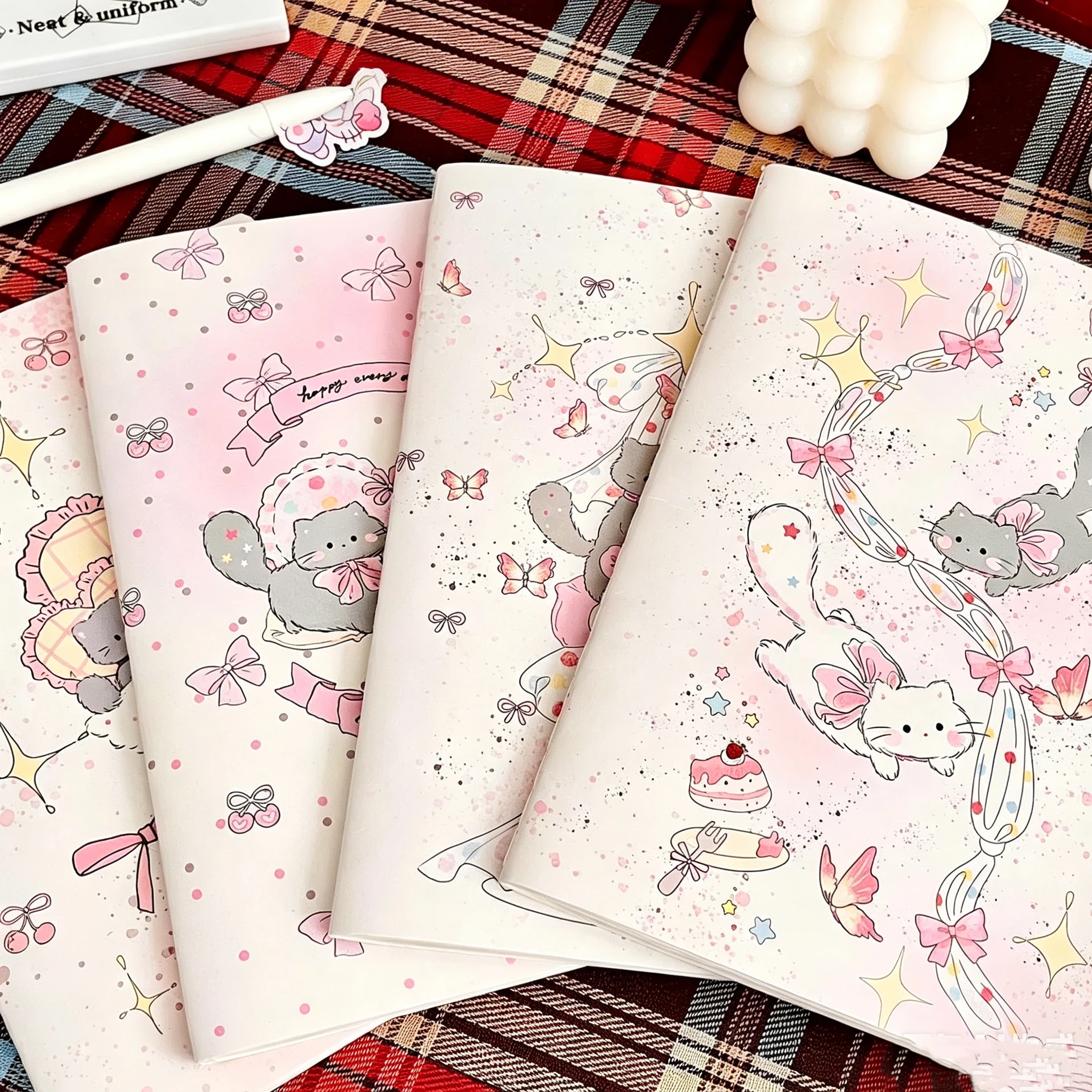 Caderno A5 com Laço de Gato Ja - Notebook Dotted A5 avaliação e preço
