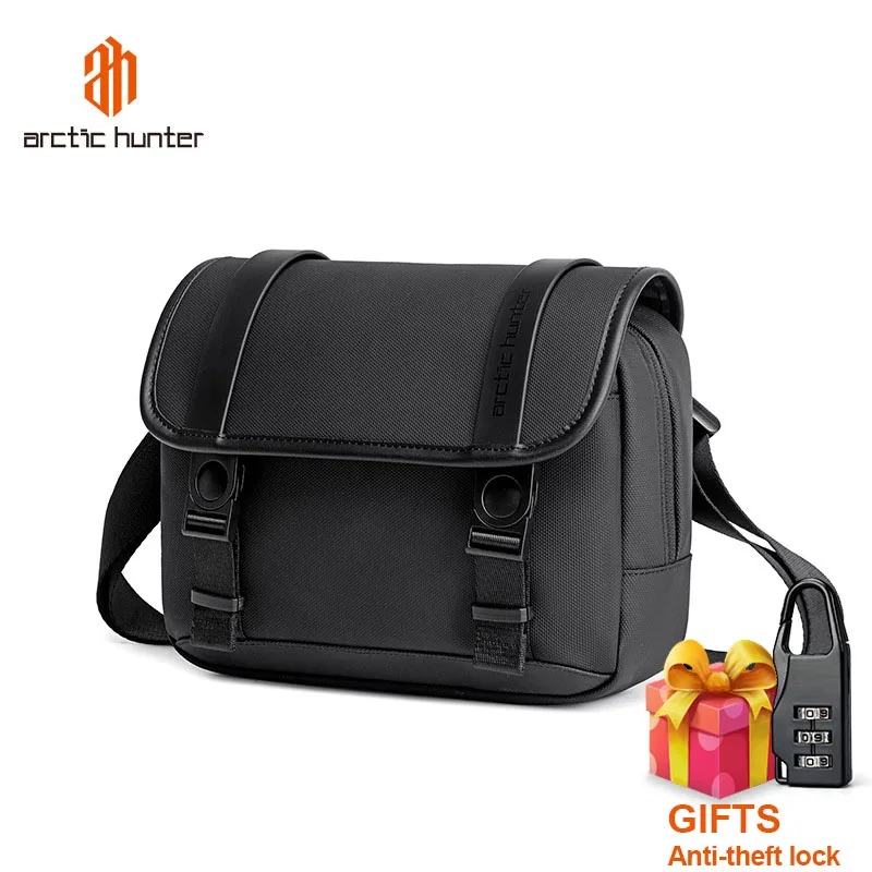 ARCTIC HUNTER 2023 New Men\'s One Shoulder Crossbody Bag Youth Fashion Trend One Shoulder Bag Men\'s Business Commuter Postman Bag