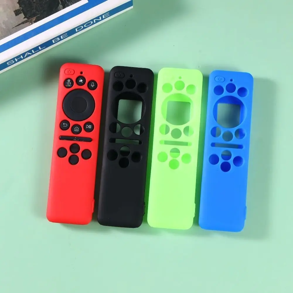 Silicone Remote Control Case Protector with Lanyard Protective Cover Anti-fall Soft Shell for Samsung BN59-01480A/BN59-01480L