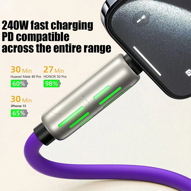 Four In One Fast Charging Data Cable For Mobile Phones And Tablets, Suitable For IPhone 15 16 IPad, Xiaomi Tablet, High-quality