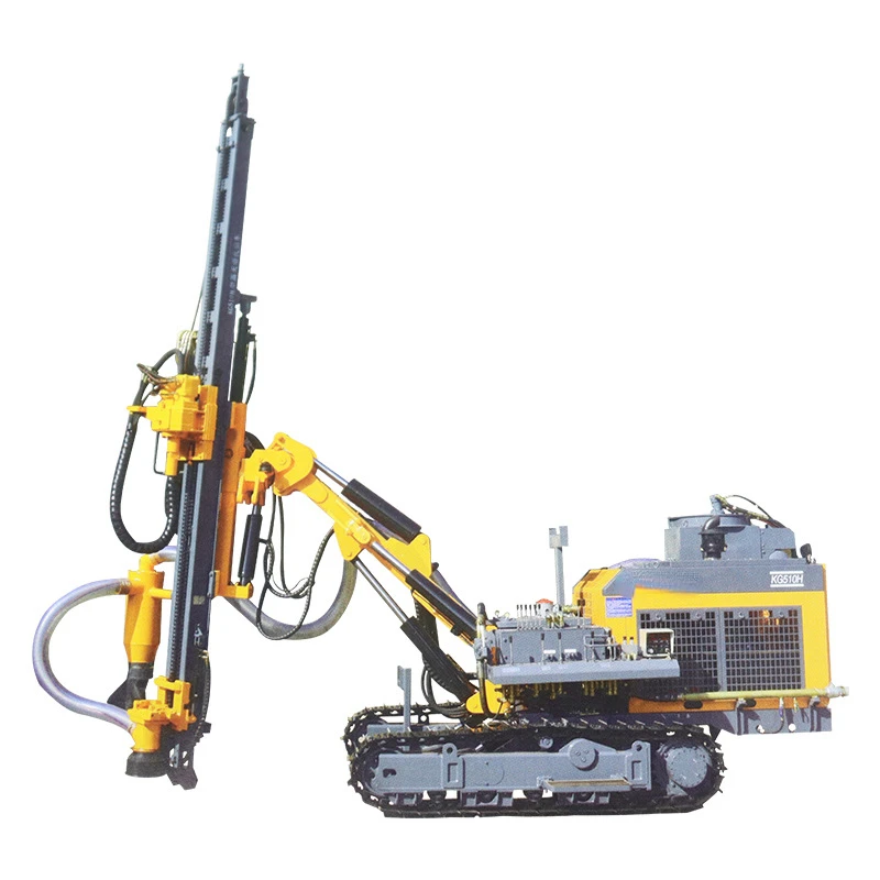 Crawler DTH drilling rig increases the DTH of dust collector KG510H open-pit DTH drilling rig.