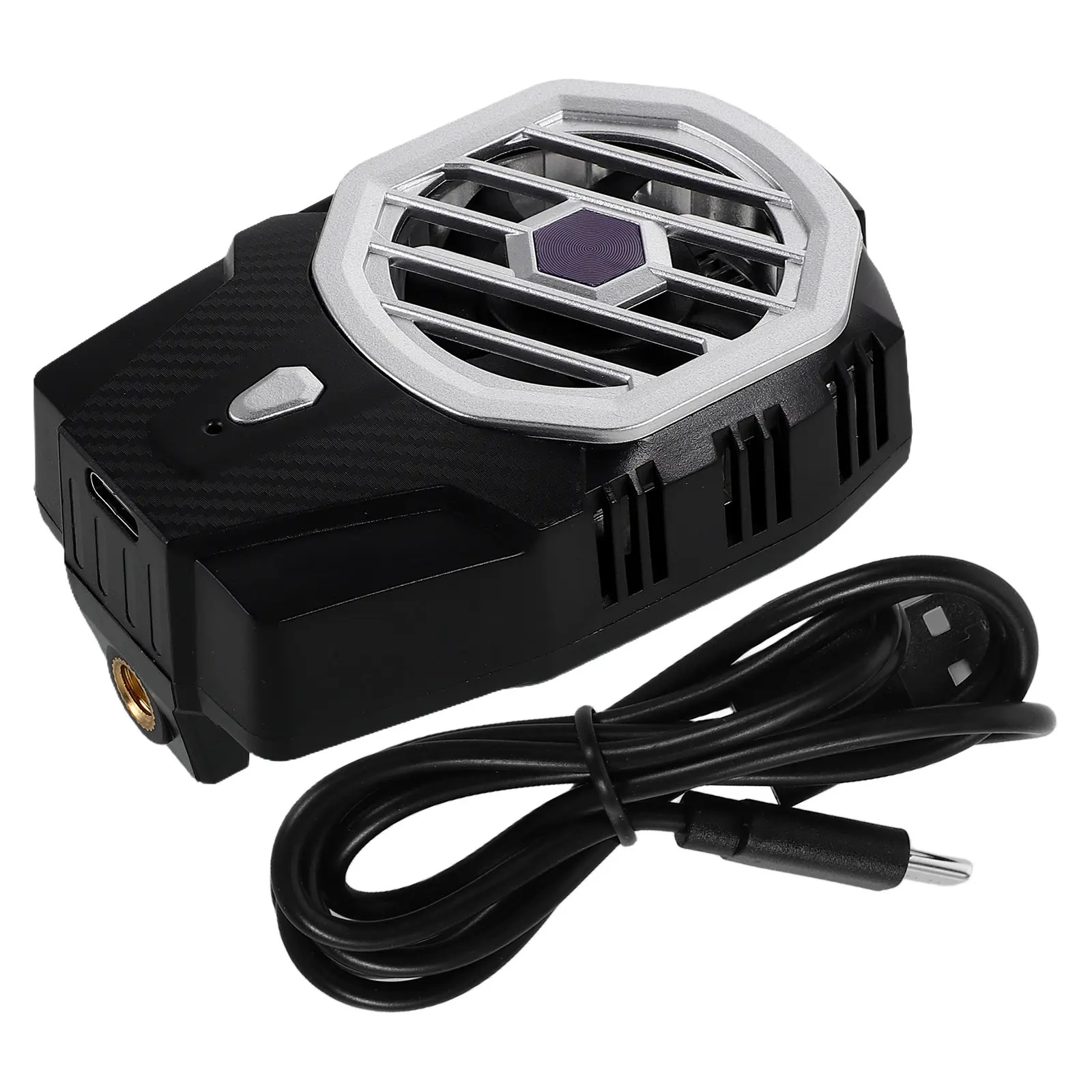 Adjustable 3-Speed Mobile Phone Cooling Fan Semiconductor Heat Sink with Thermal Silicone ABS Aluminum Alloy for Gaming