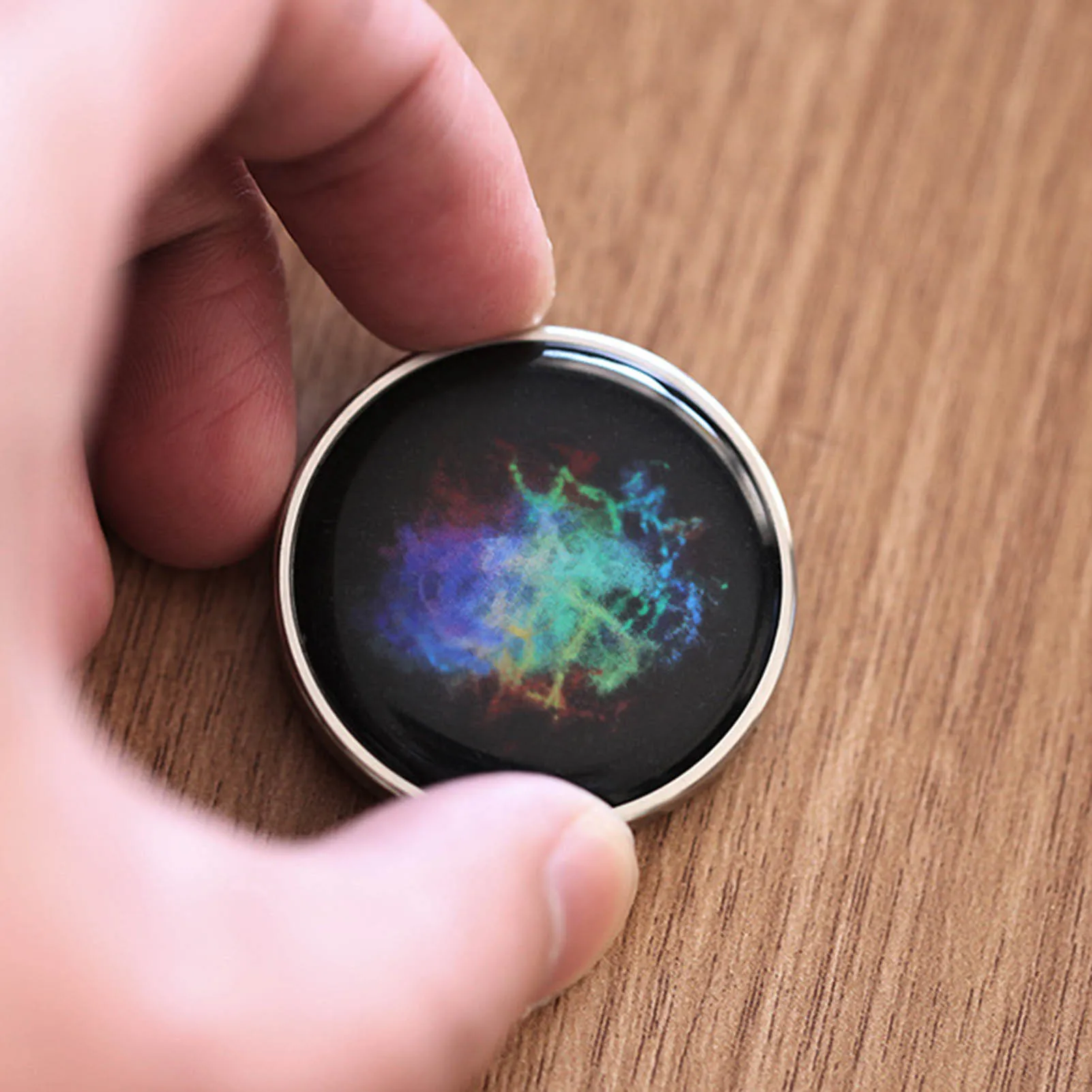 Nieuwe Ronde Galaxy Ster Vingertop Gyro Legering Gyro Spinner Decompressie Speelgoed Fidgets Spinner Hobby Voor Volwassenen Kinderen Geschenken