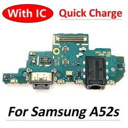 Placa de cargador PCB Flex para Samsung A52S, A528B, A528, 4G, 5G, Conector de puerto USB, Cable flexible de carga