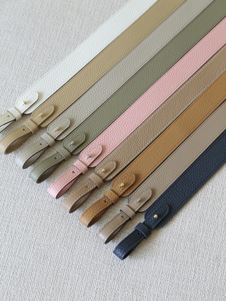 

Leather women's bag strap Suitable for vegetable basket bucket bag transformation and replacement accessories