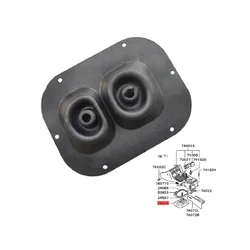 1Pcs 4wd Gear Shift Lever Knob Inner Dust Boot Cover for Pajero V30 V40 Gearshift Lever Boot Rubber for Montero V10 V20 MB659322