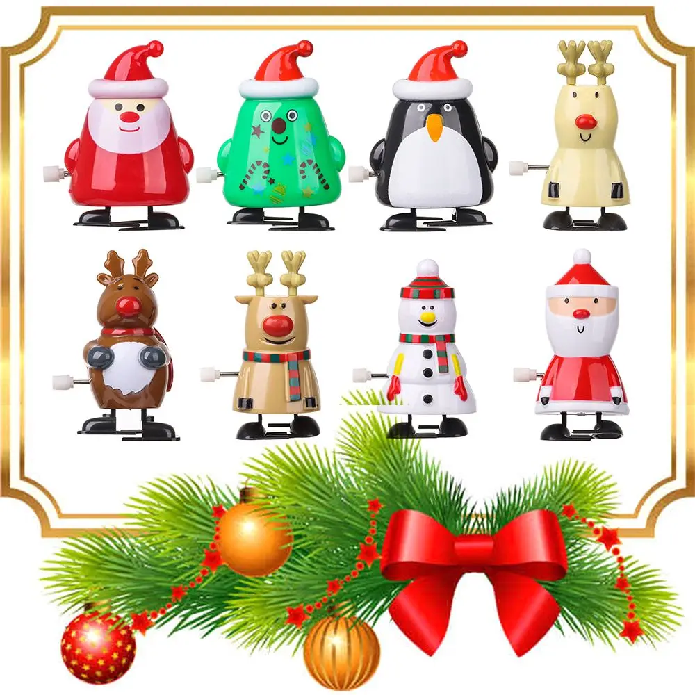 クリスマスのギフト詰め合わせ、パーティーの記念品、ゼンマイ仕掛けのおもちゃ、ジャンプと歩くおもちゃ、グッズバッグの詰め物、クリスマスの靴下の詰め物