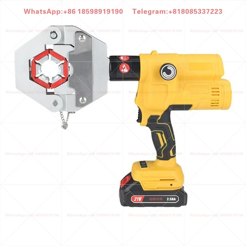 DM-71500 Handheld Hydraulic AC Hose Crimper Kit Hexagon Crimp Dies Portable Manual A/C Hose Press Tool