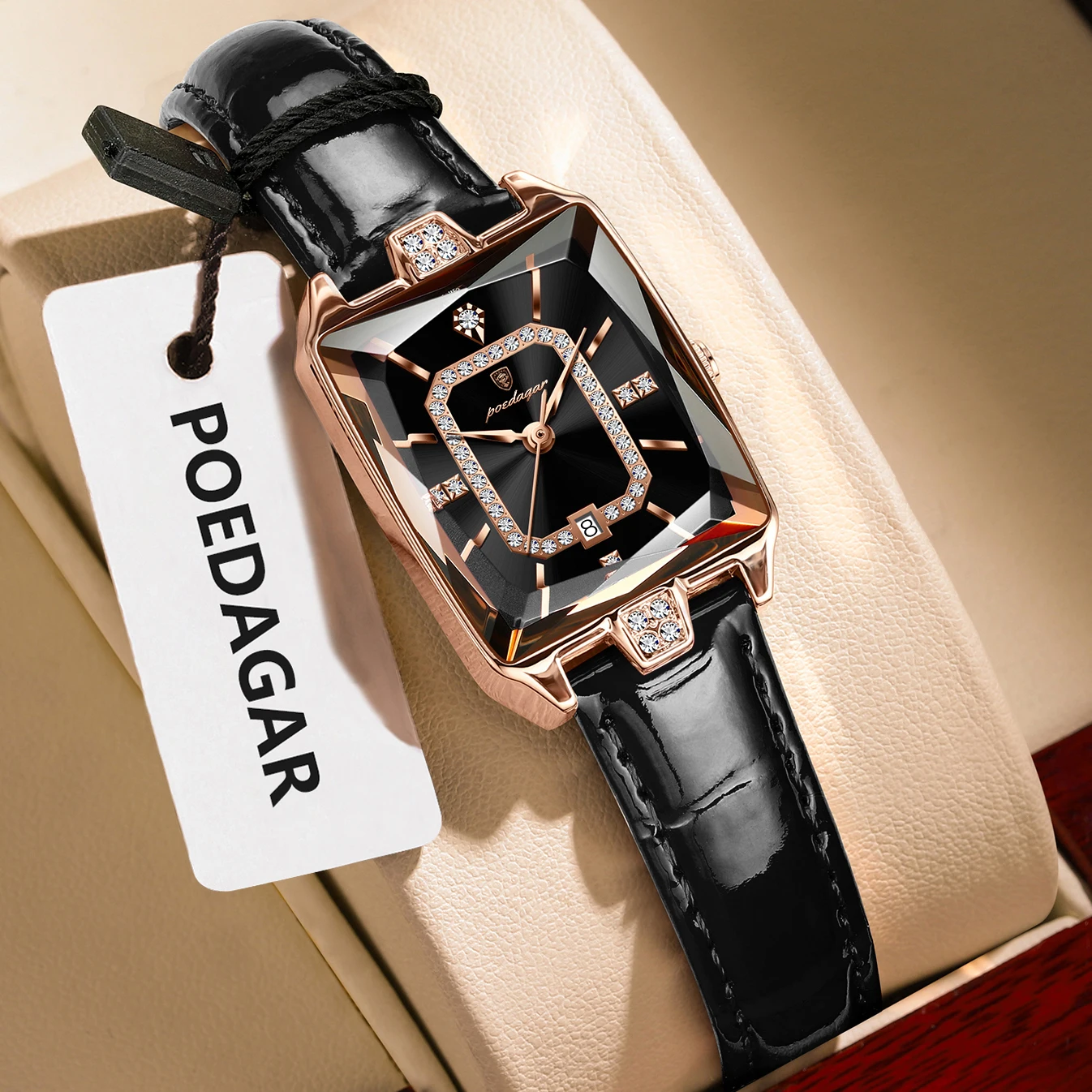 Luxury Women's Waterproof Date Leather Watch