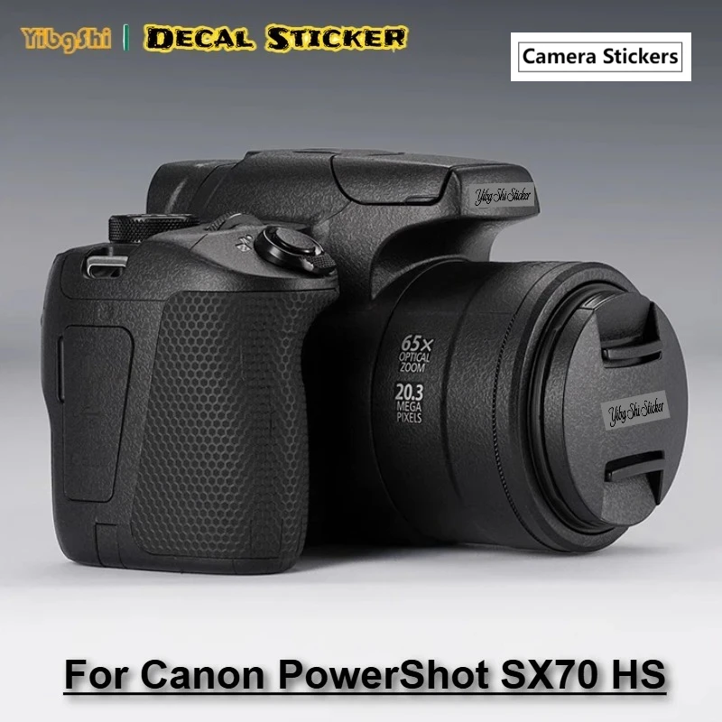 For Canon PowerShot SX70 HS Camera Skin Protective Film SX70HS Camera Premium Decal Skin Anti-Scratch Wrap Covered