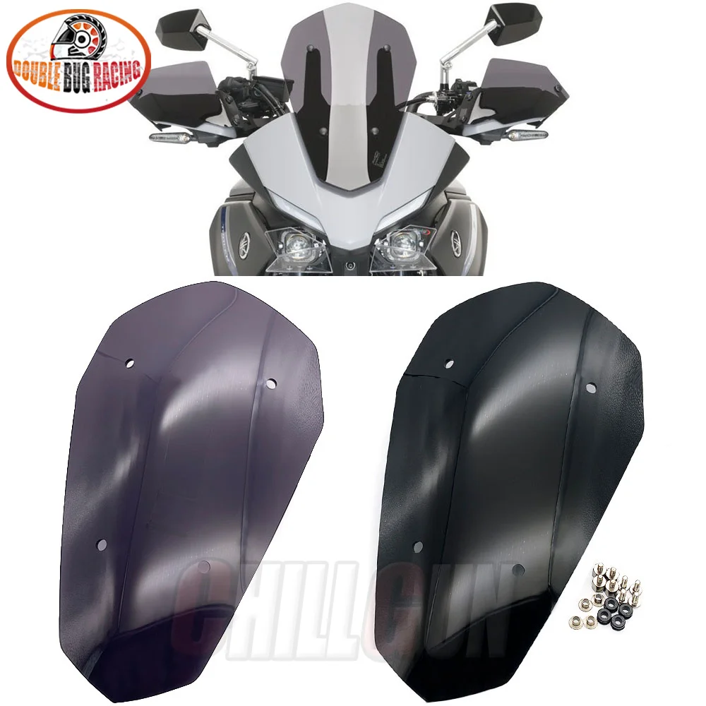 Deflector de parabrisas para motocicleta, parabrisas de pantalla deportiva de turismo para YAMAHA MT07, Tracer 7, 2020, 2021, 2023, 2024, Tracer700