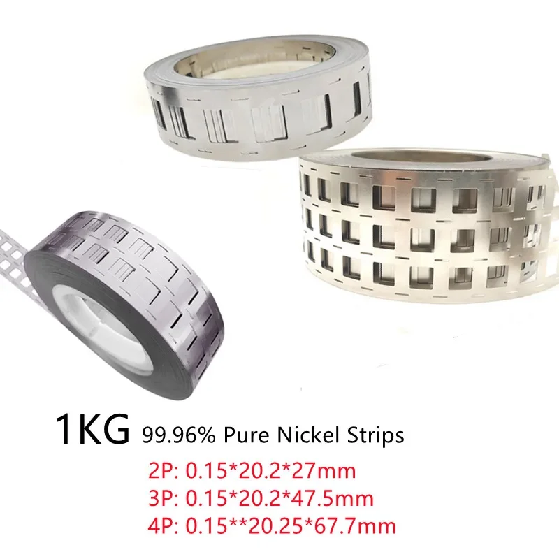 Premium 1KG 15mm Pure Nickel Strips for Lithium and Ion Batteries with 99.96% Purity